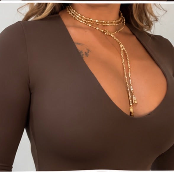 Mocha Essential Bodysuit