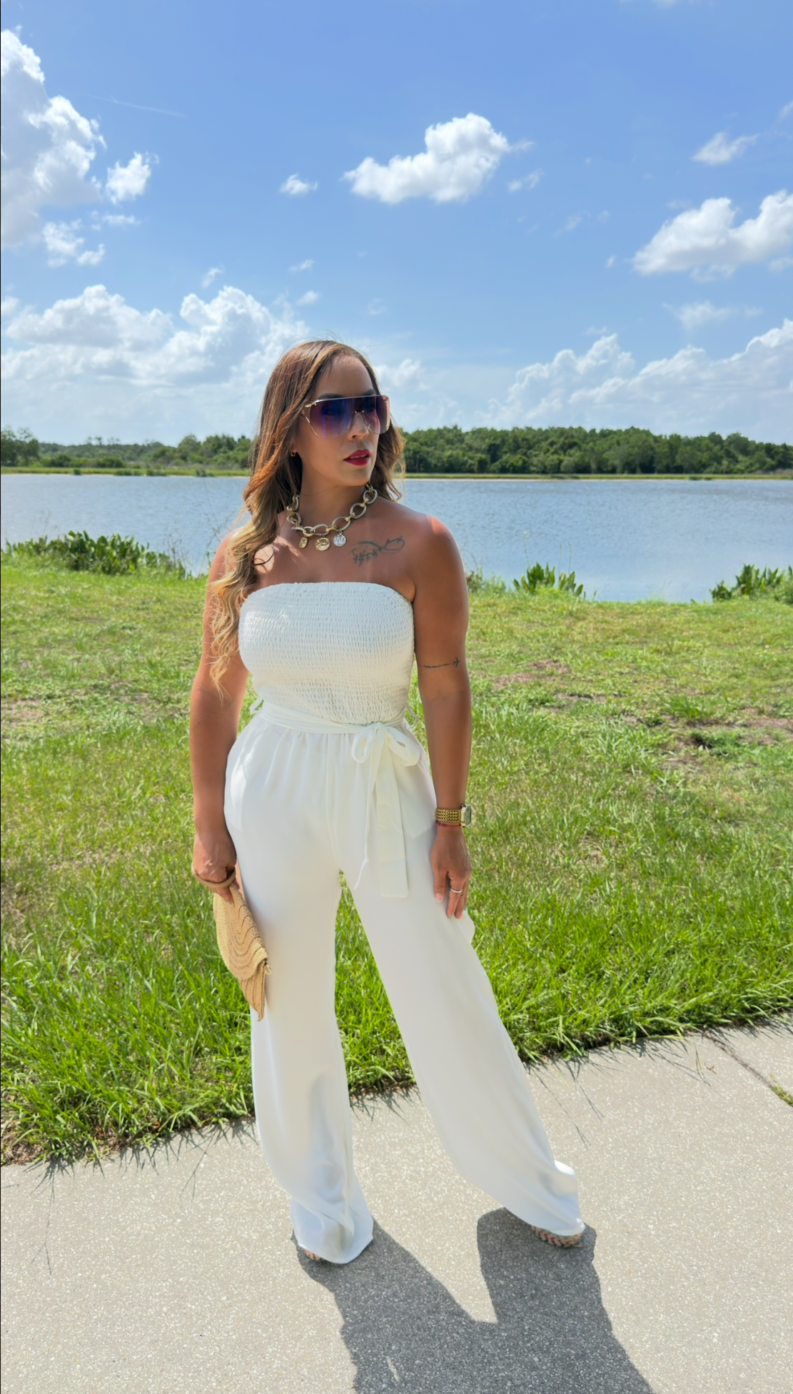 Jumpsuit Solara Ivory