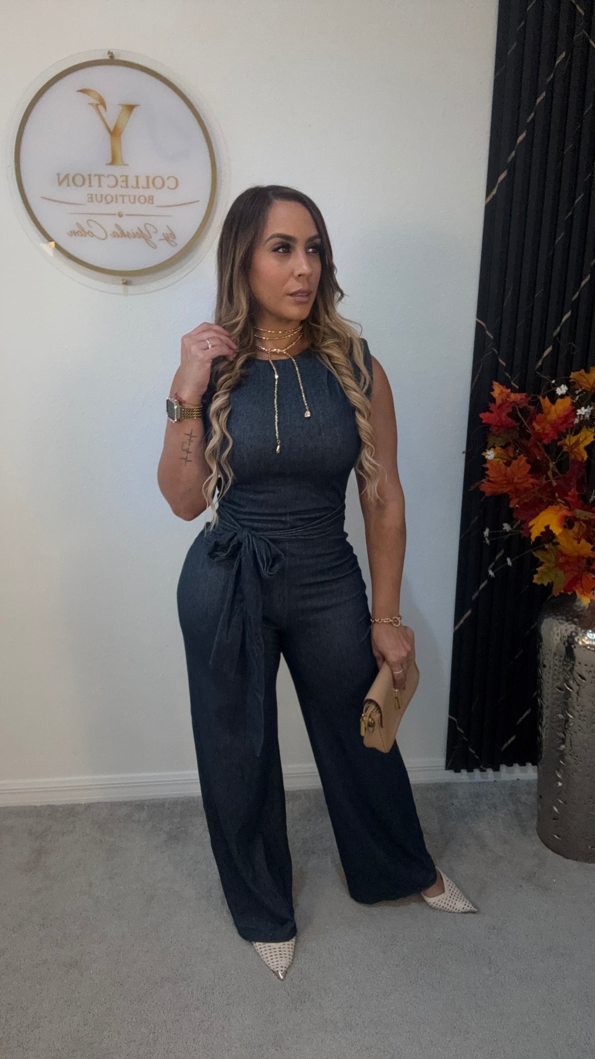 Blue Elegance Jumpsuit