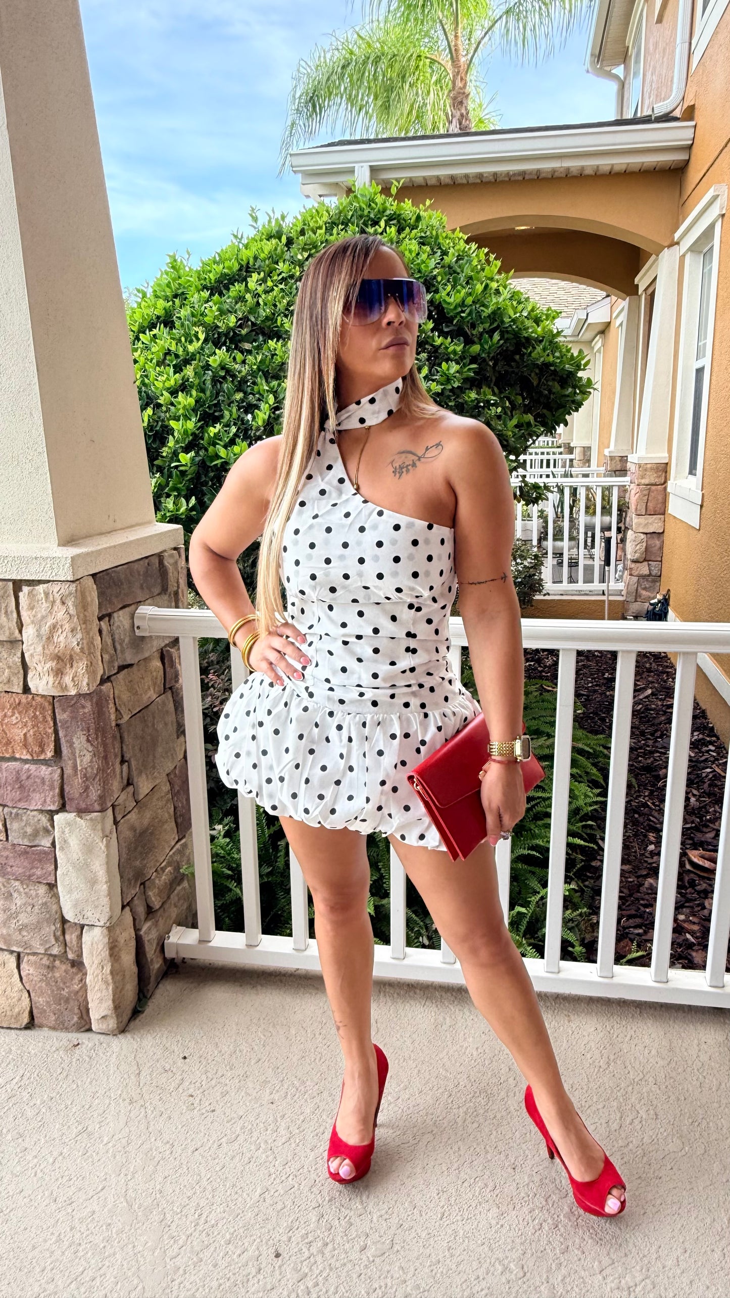 Bella Dots Mini Dress