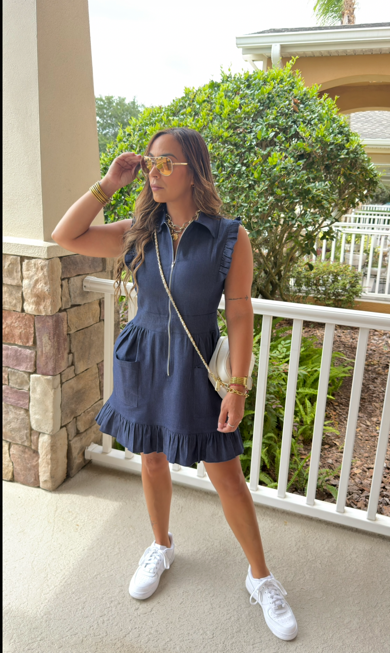 Navy Grace Dress
