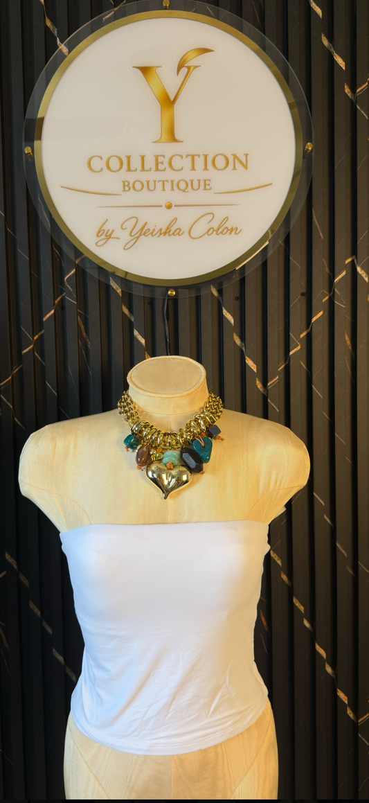 Top Strapless white Chic