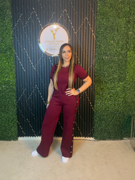 Burgundy Luxe Set  (Puesto en Small)