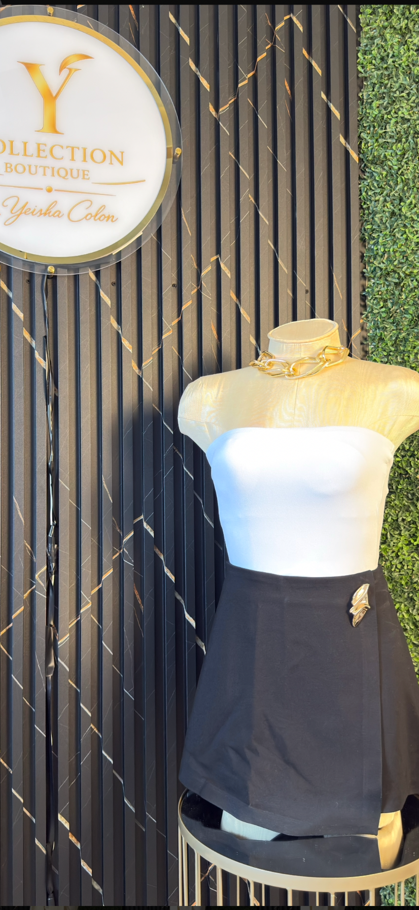 Top Strapless white Chic