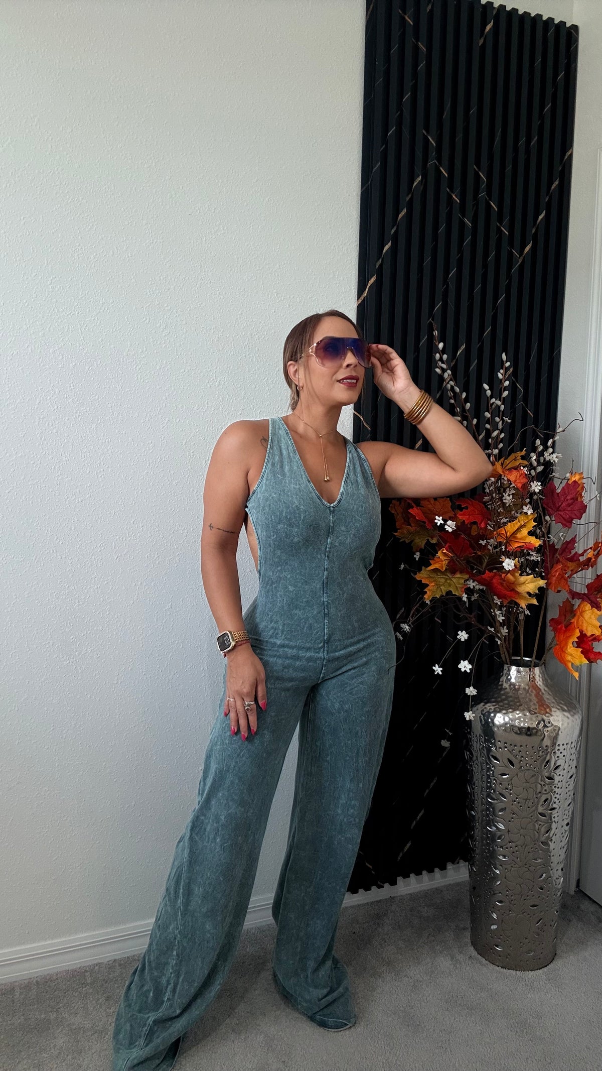 Washed Active Jumpsuit