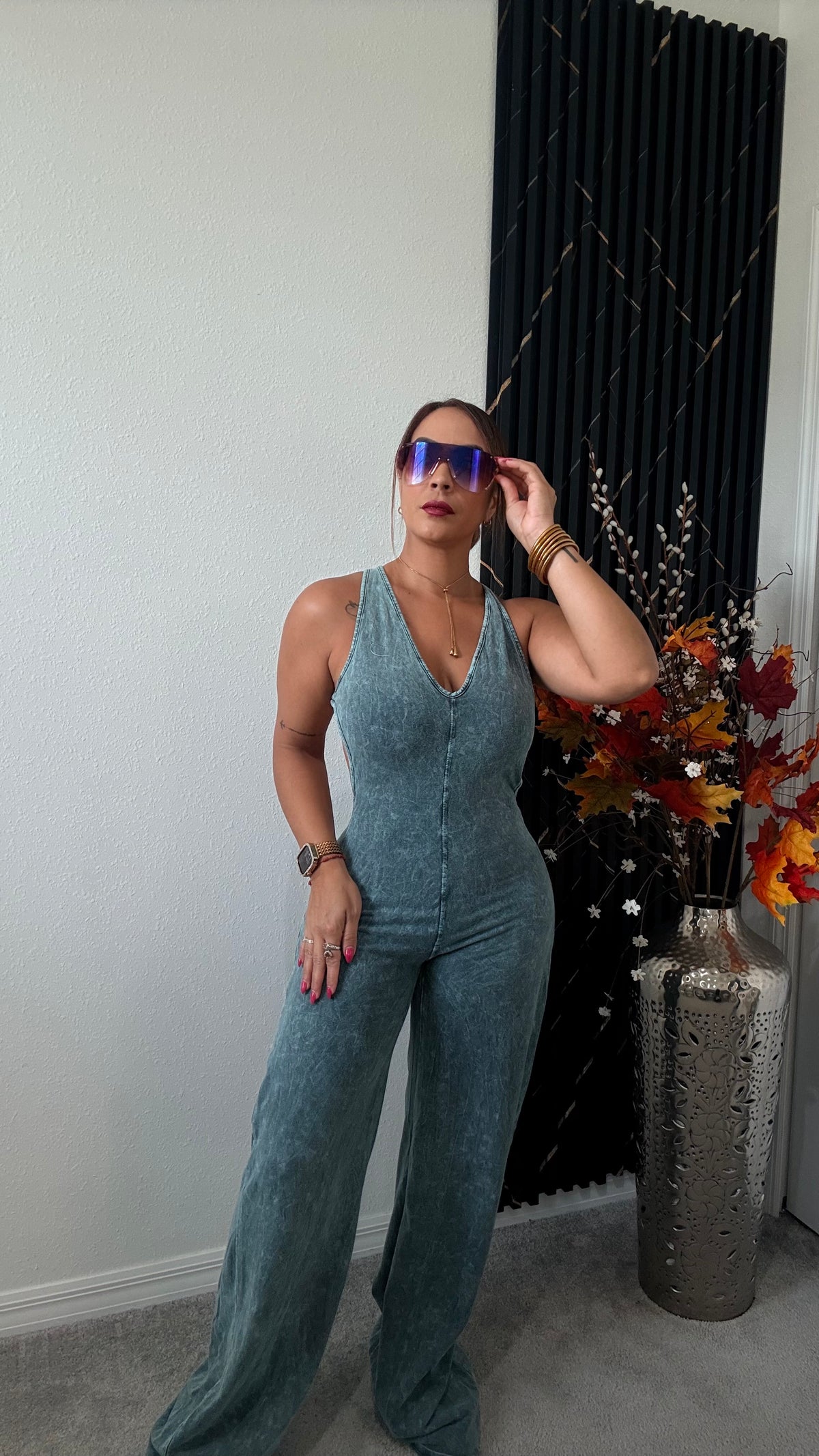 Washed Active Jumpsuit