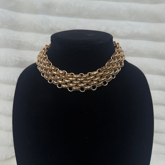Golden Layers Choker