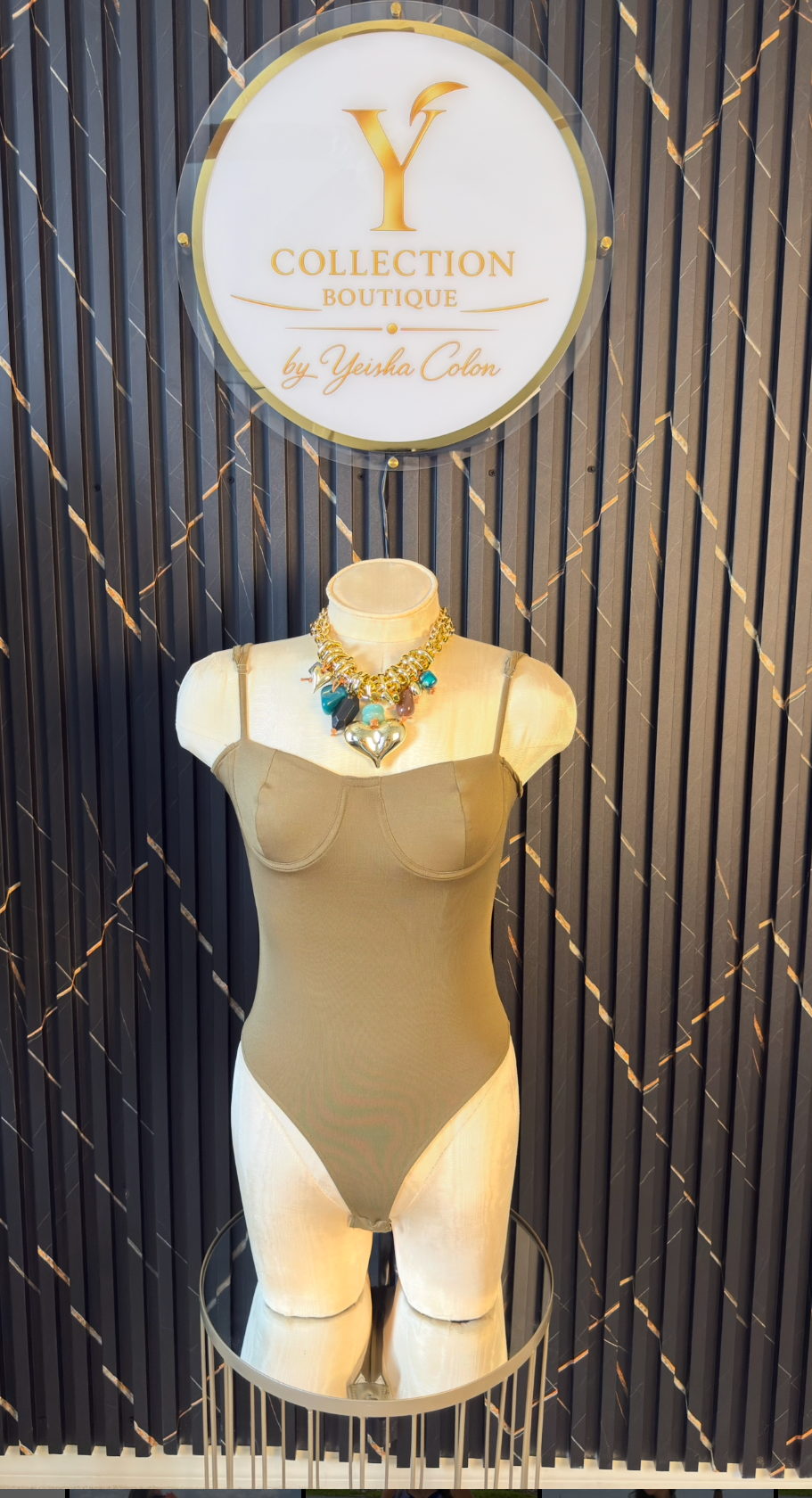 Olive Sculpt Bodysuit