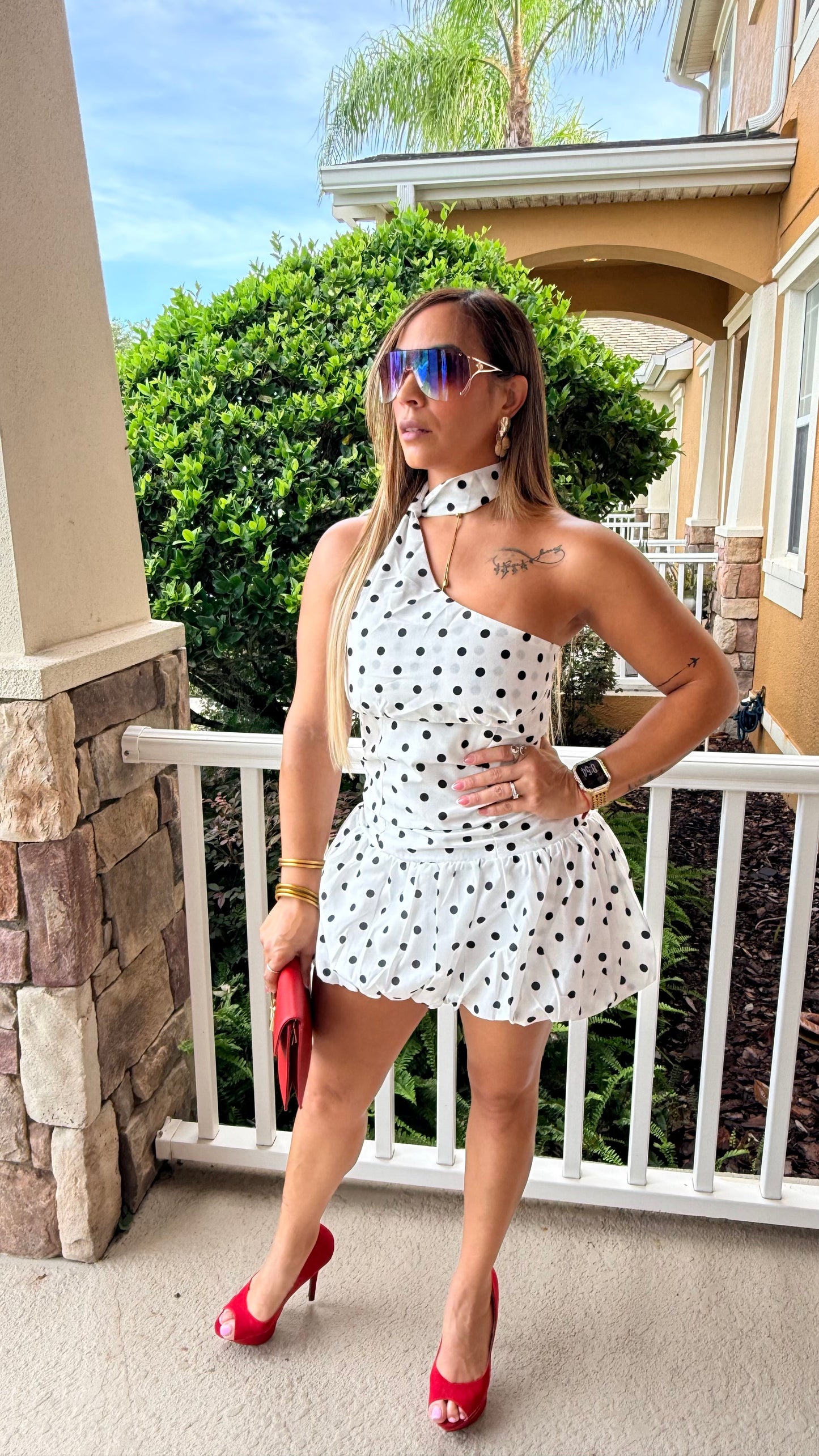 Bella Dots Mini Dress