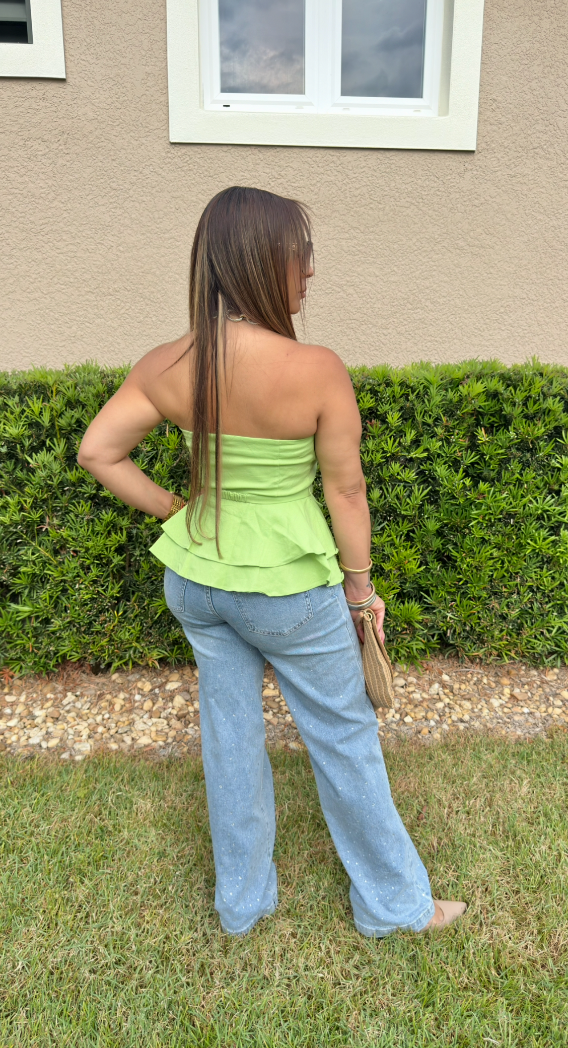 Top Eileen Verde Lima (Puesto en Small)